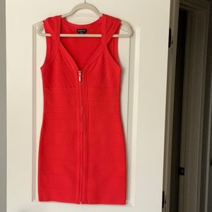 Bebe dress salmon color